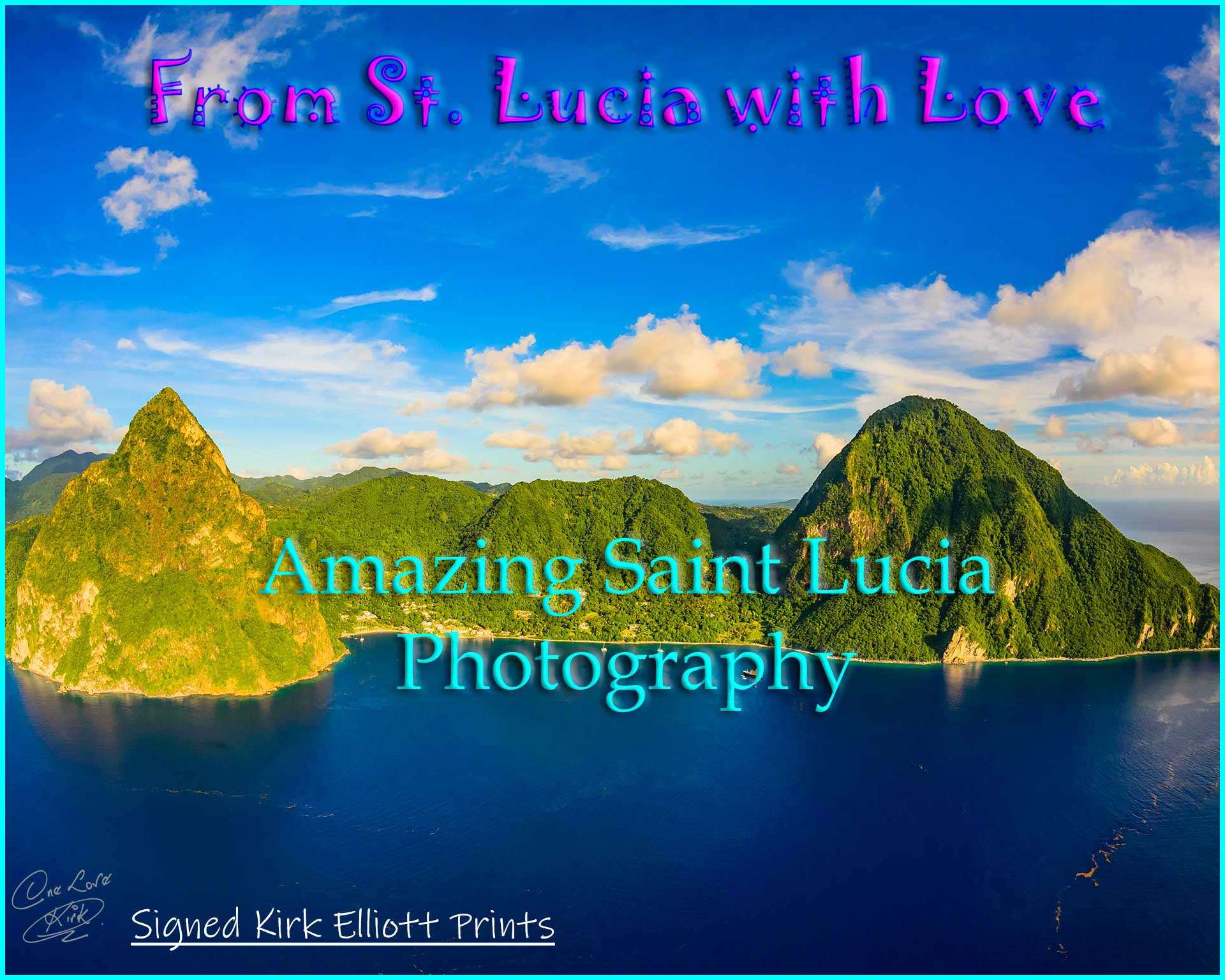 The Three Pitons Saint Lucia Orange Mango Getaways